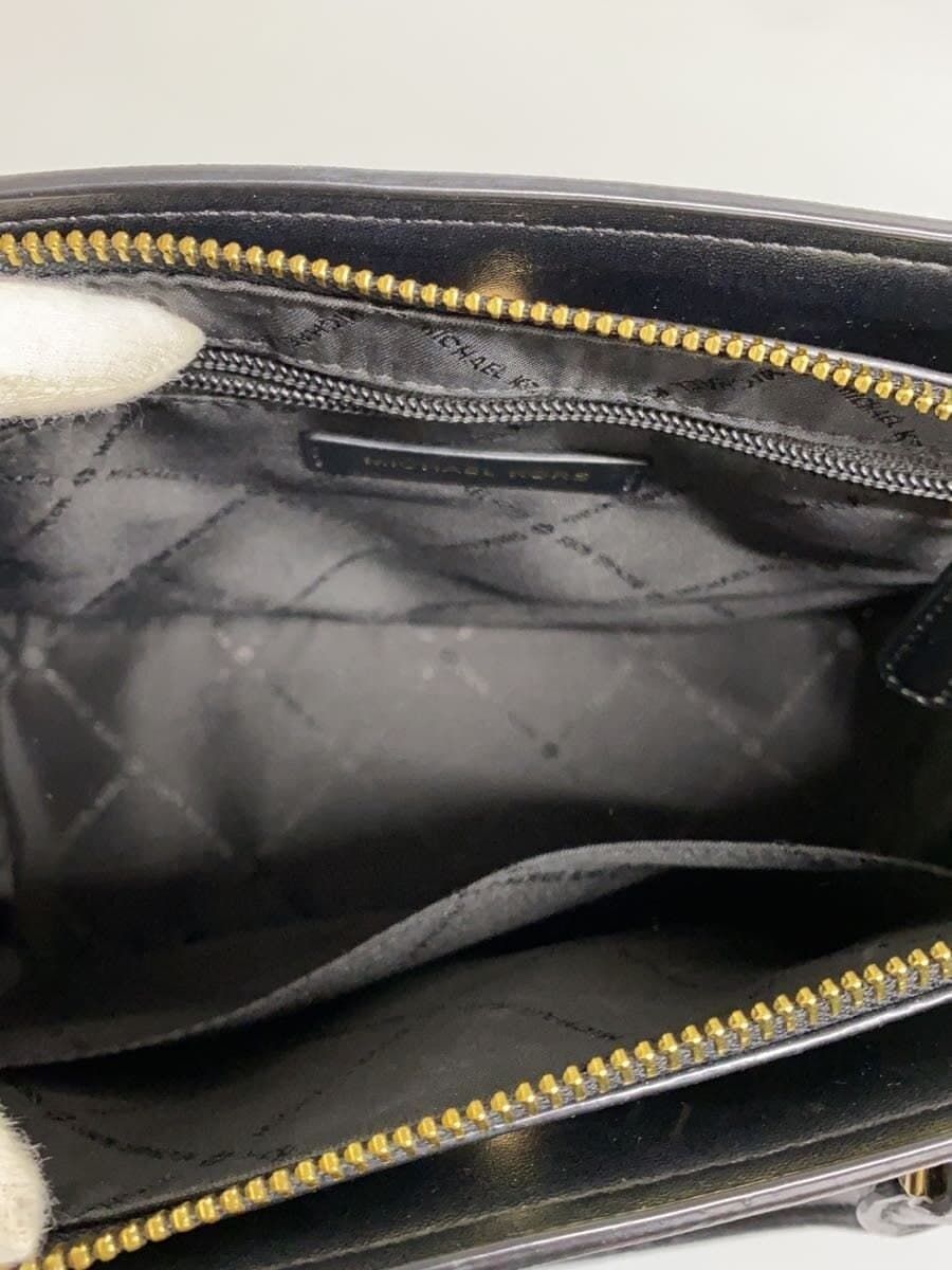 MICHAEL KORS Handbag Leather BLK AC-2104 6