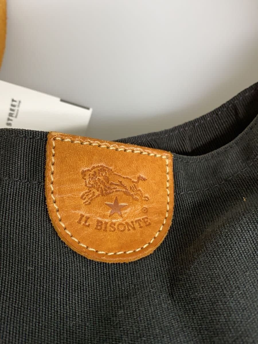 IL BISONTE Tote Bag Canvas BLK 5