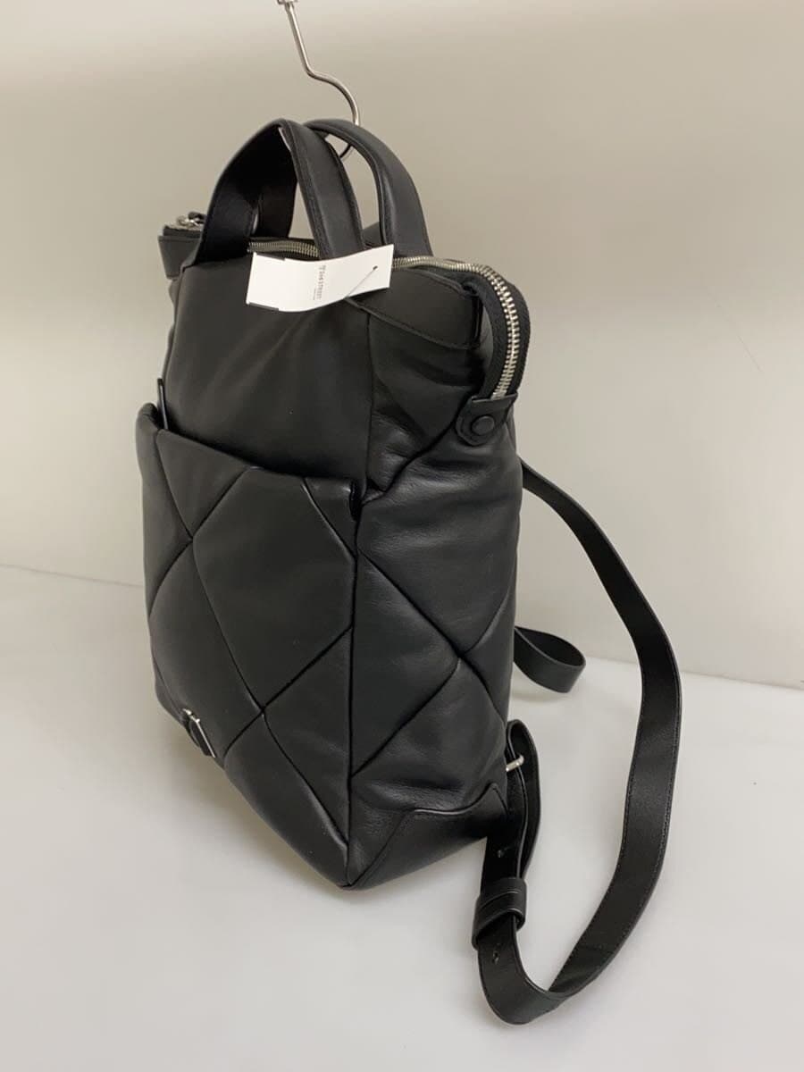 COLE HAAN Small Grand Ambition Puff Convertible Backpack Leather BLK U06270 2