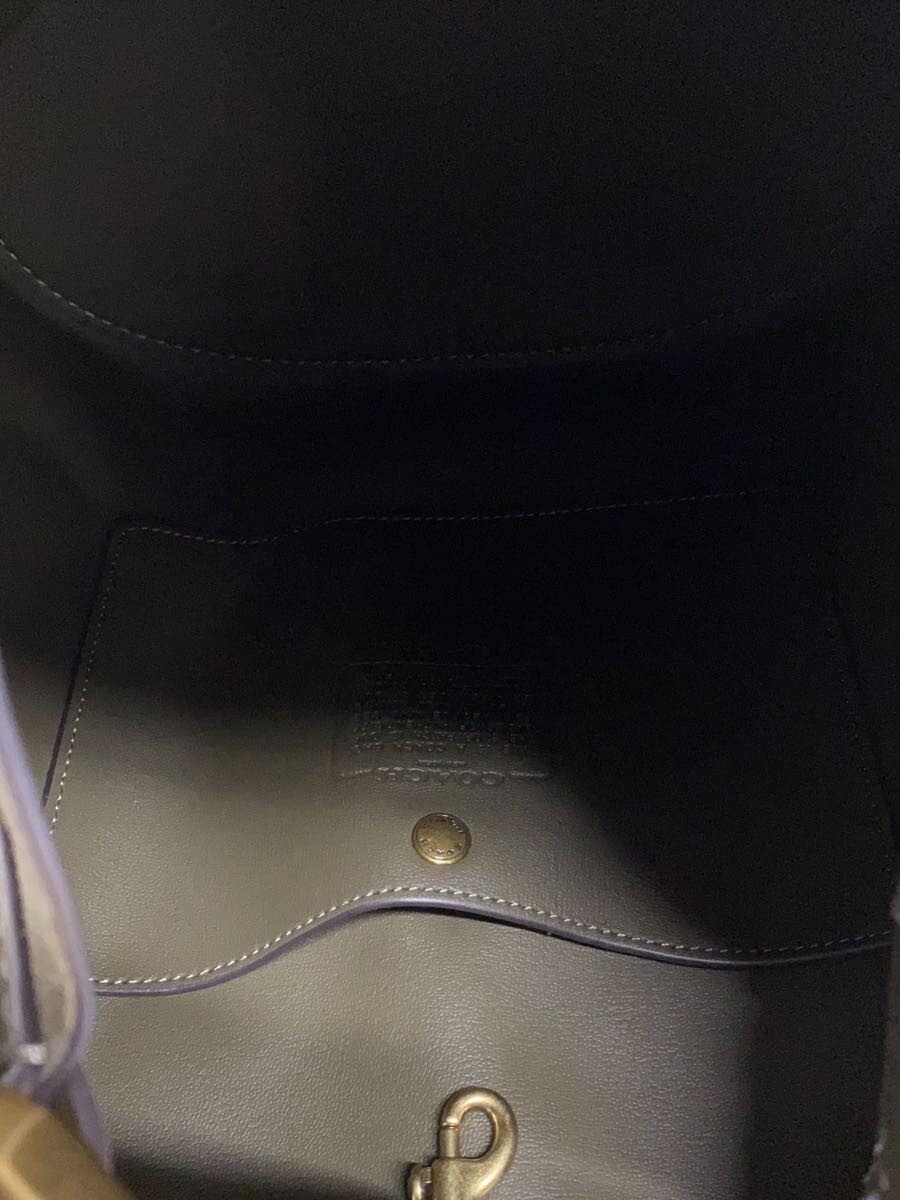 COACH Bleecker Bucket Bag Bag Suede KHK CCC24 6