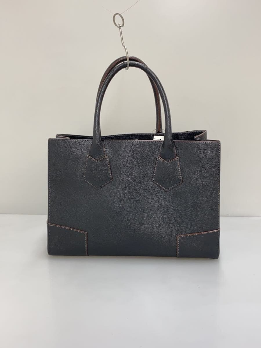 Vivienne Westwood handbag leather black plain 3