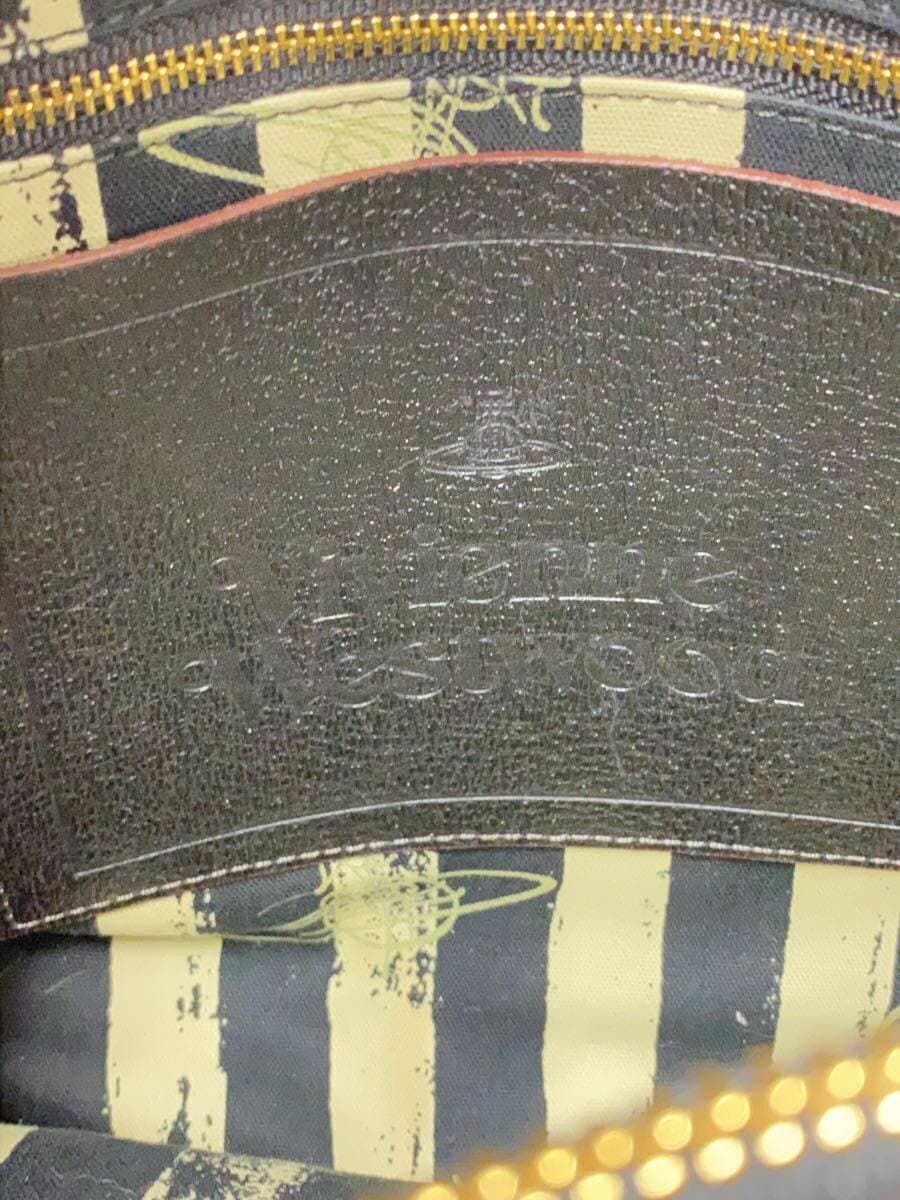 Vivienne Westwood handbag leather black plain 5