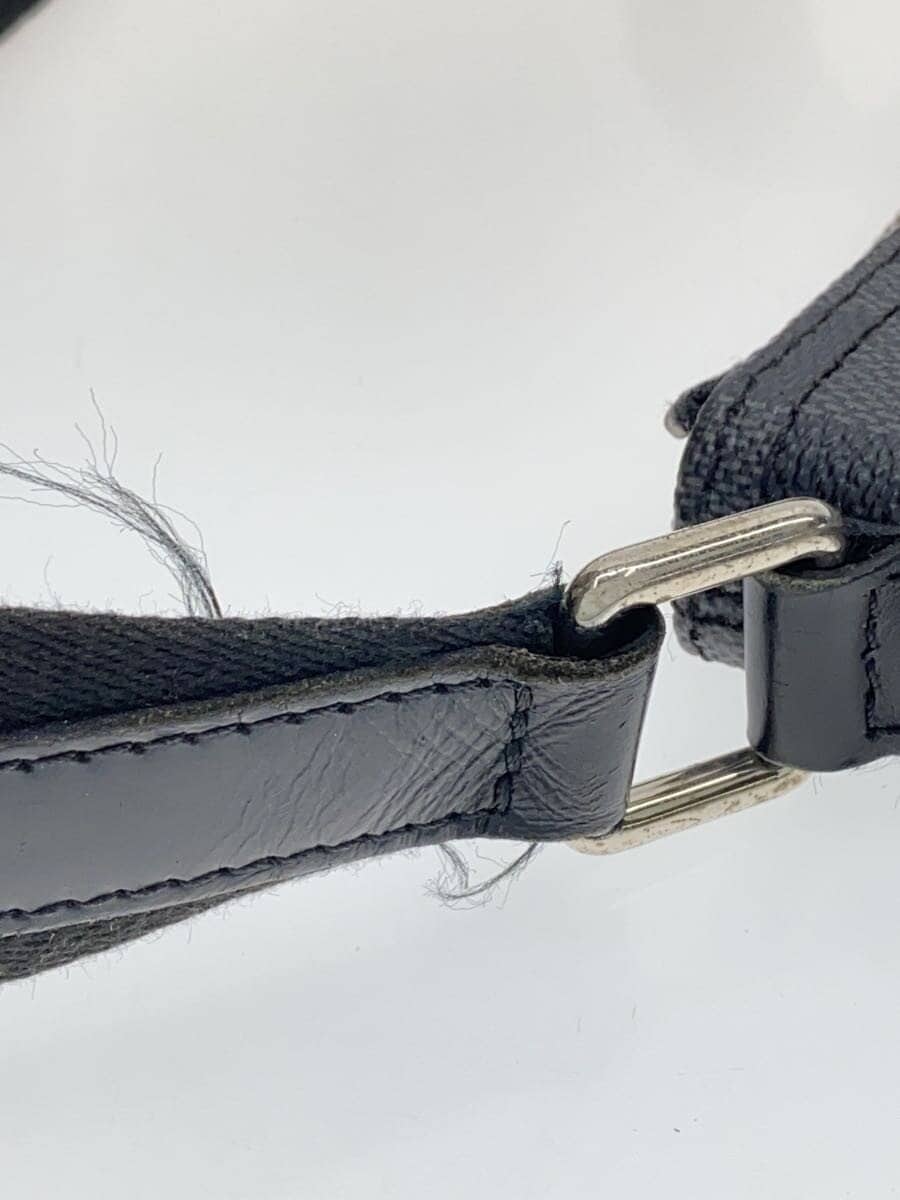 LOUIS VUITTON1) Mick PM_Damier Graphite PVC BLK N41211 9