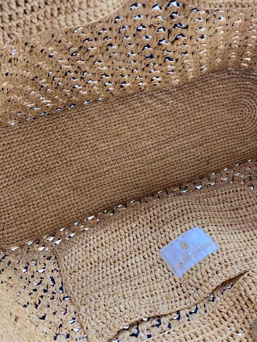 Helen Kaminski handbag -- BEG all-over pattern 6