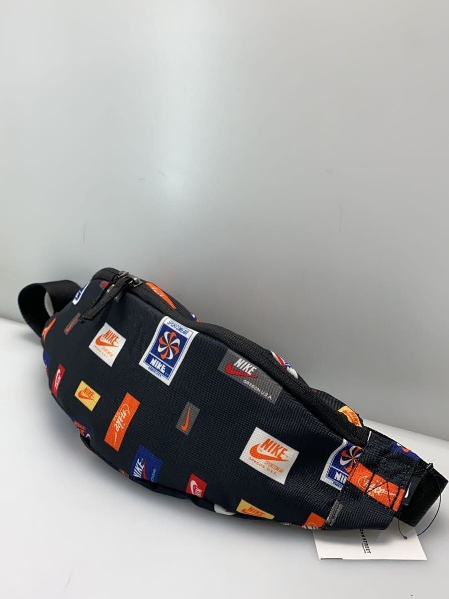 NIKE Heritage Hip Pack Waist Bag Polyester BLK All Over Pattern CQ6300 01 2