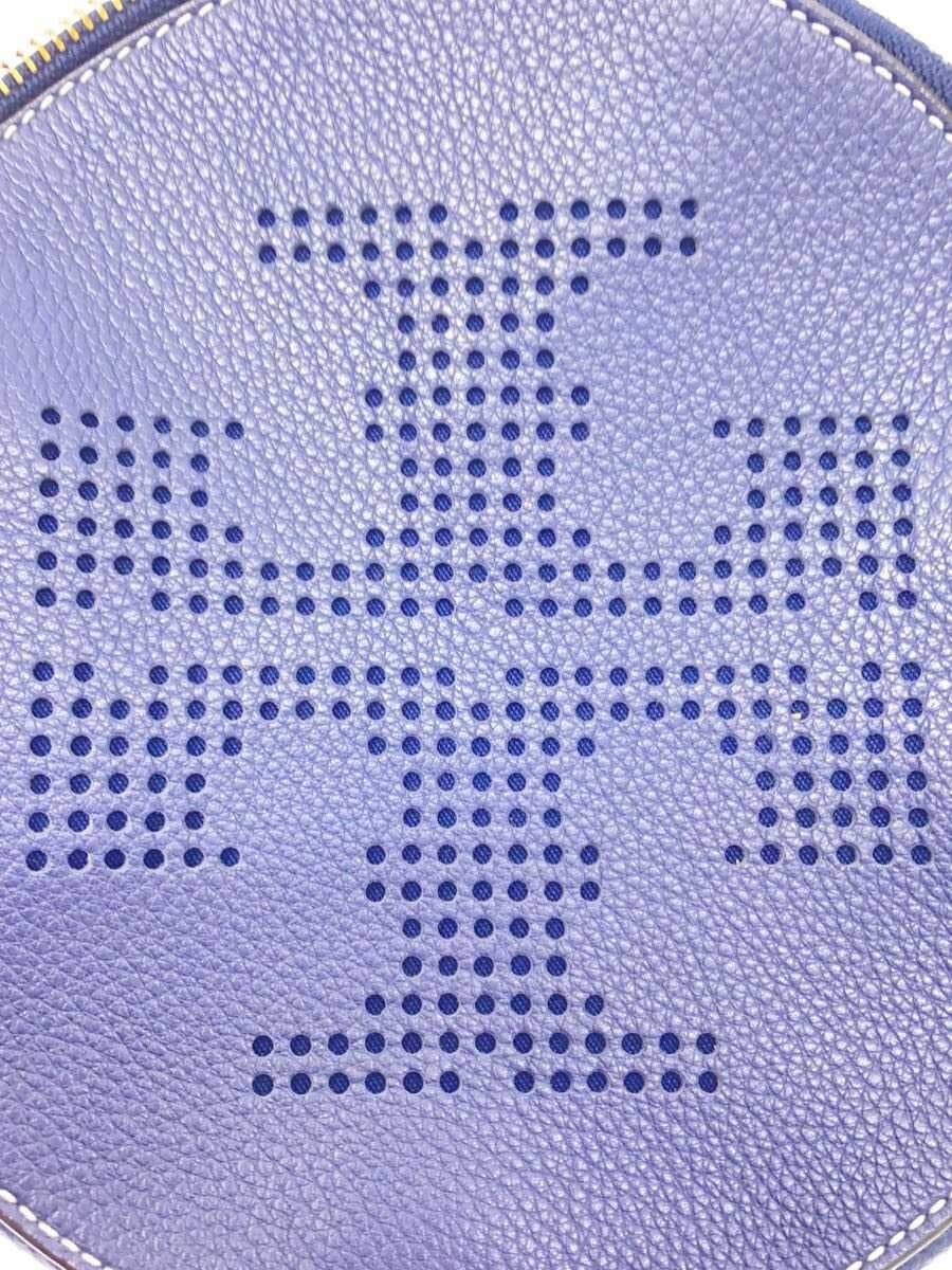 TORY BURCHPERFORATED LOGO CROSS BODY BAG Round Shoulder Bag Leather NVY 5