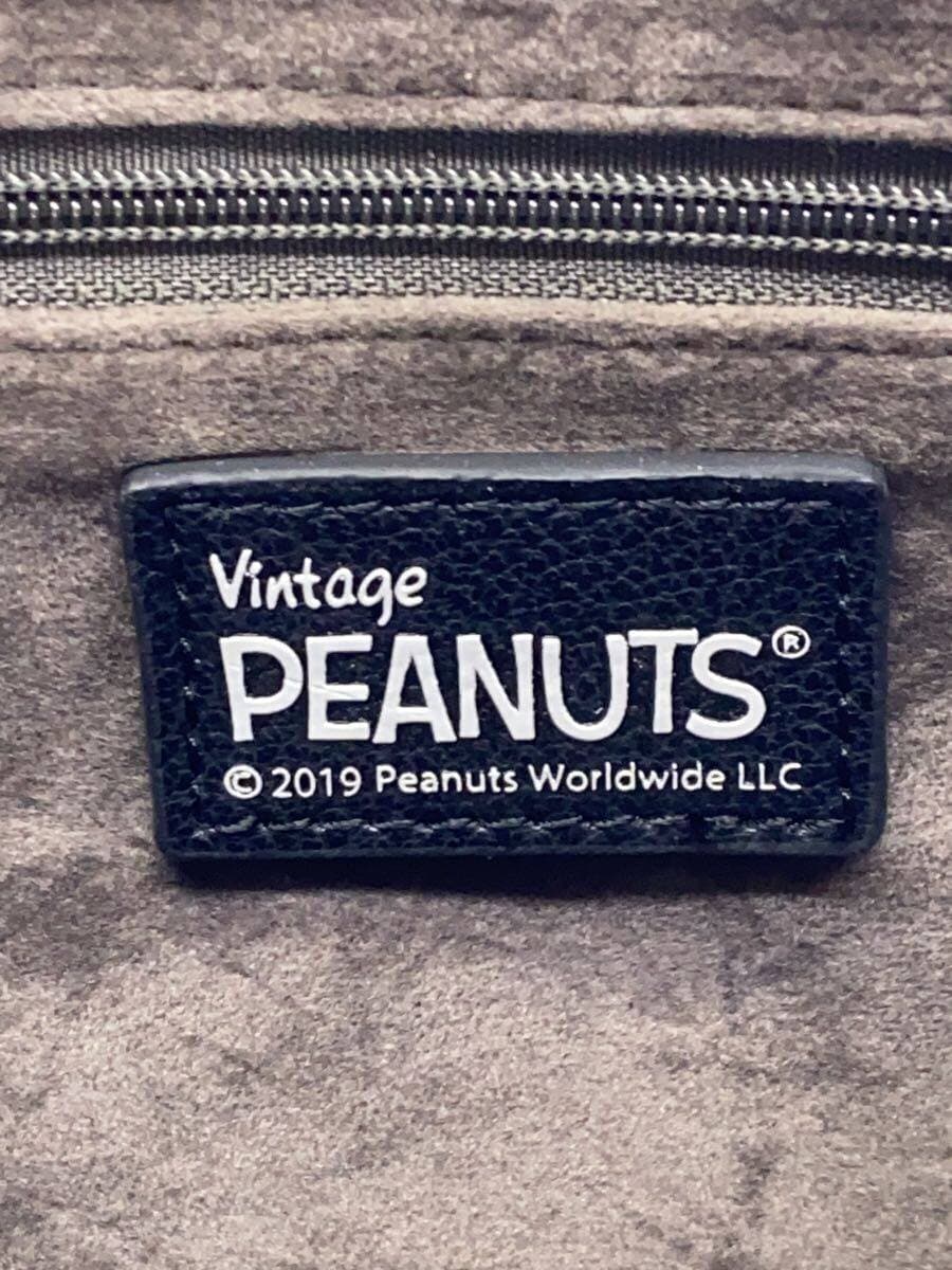 Samantha Thavasa x PEANUTS Snoopy Astronauts Shoulder Bag Leather BLK All Over Pattern 5