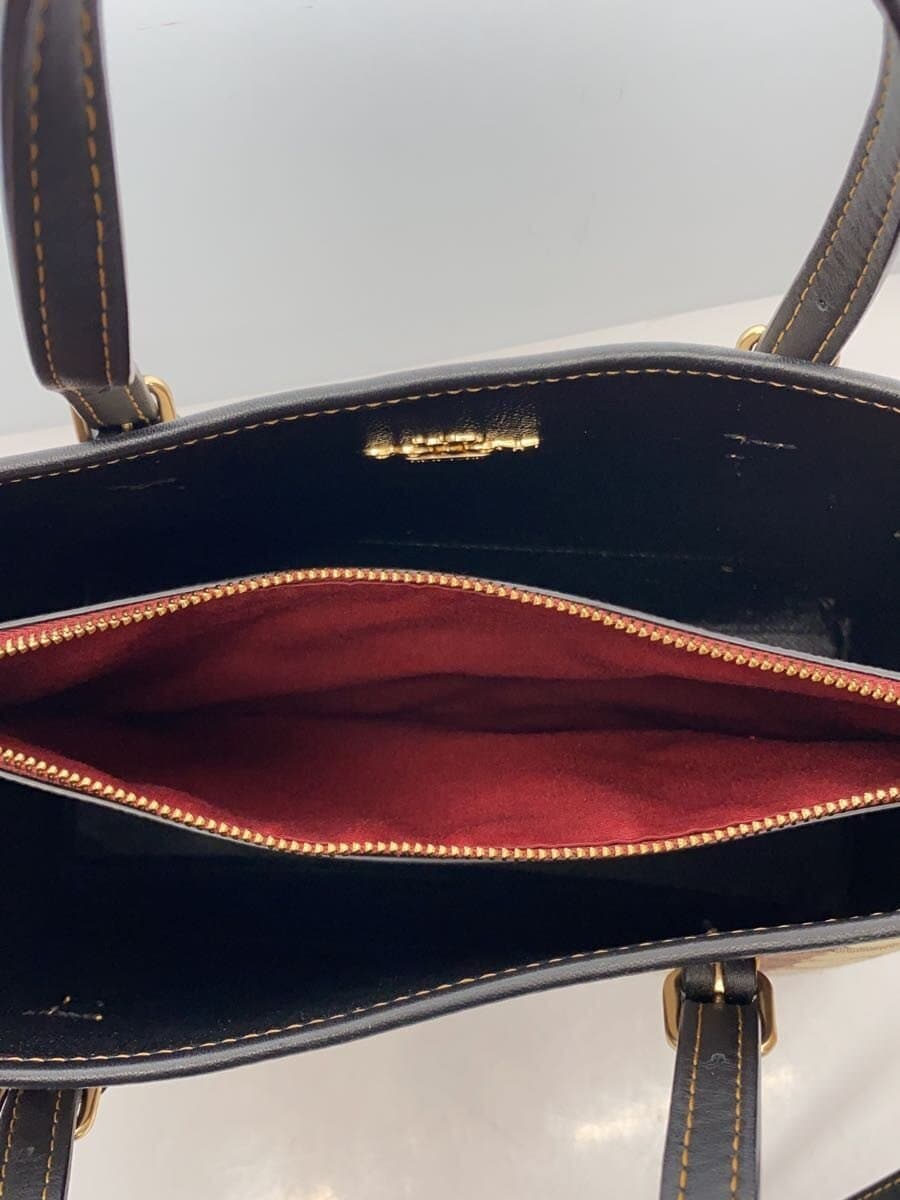 COACH Molly Tote 25_Signature_Jacquard With Stripe Canvas BRW All Over Pattern 6