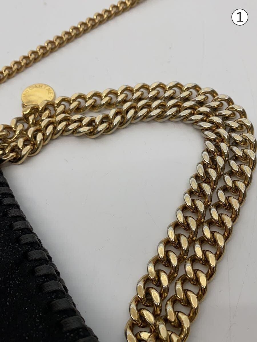 STELLAMcCARTNEY shoulder bag -- BLK plain 371223 W9355 7