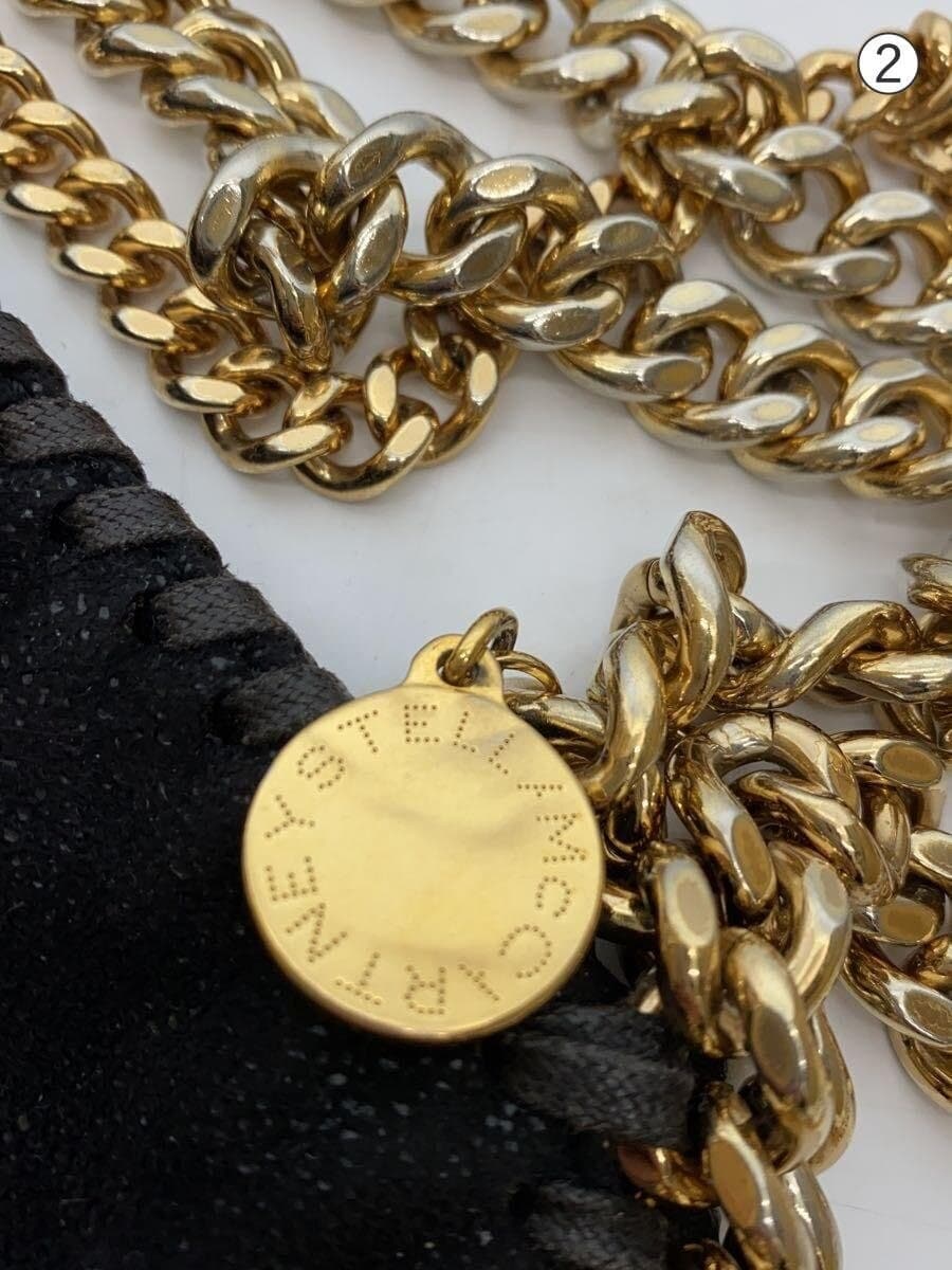 STELLAMcCARTNEY shoulder bag -- BLK plain 371223 W9355 8