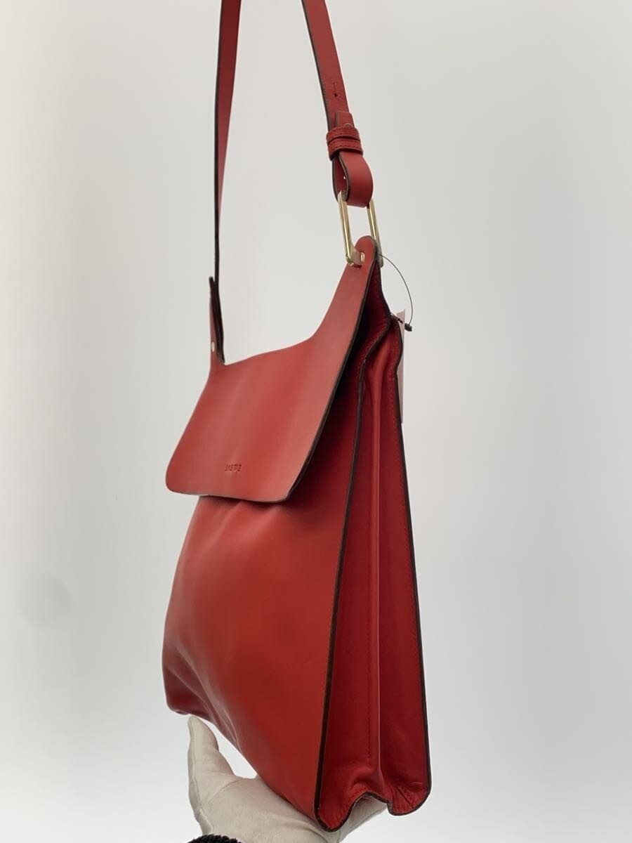 LOEWE shoulder bag leather red solid color 2