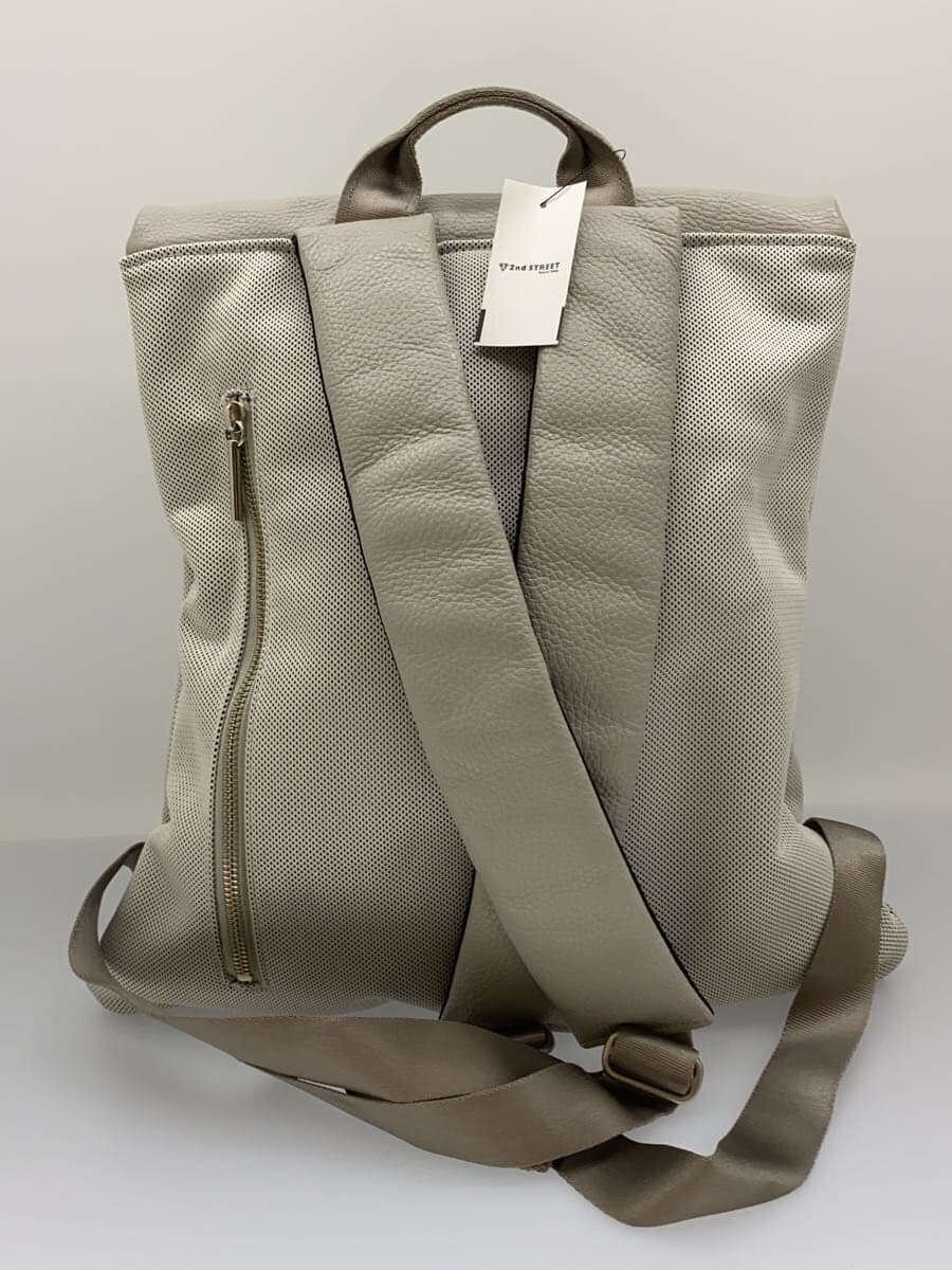 Other brand chi.wata mesh switch backpack leather GRY has stains 3