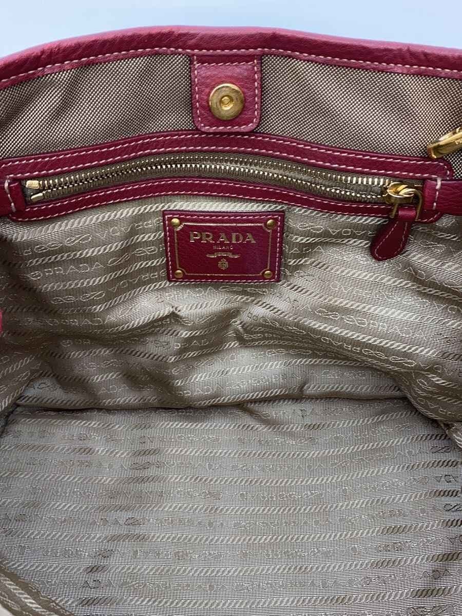 PRADALOGO JACQUARD Tote Bag Canvas Beige BN1841 6