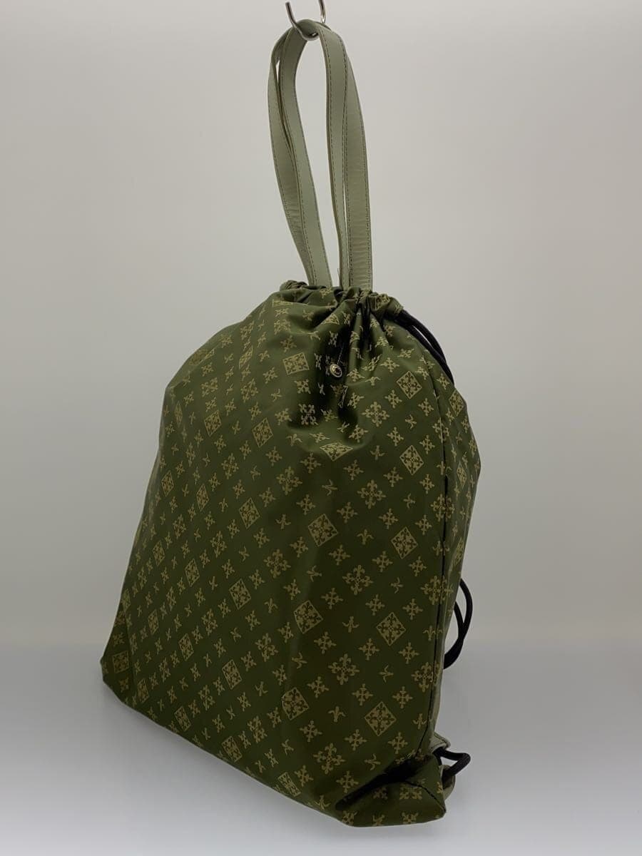 russet 2WAY drawstring bag tote bag khaki monogram all-over pattern 2