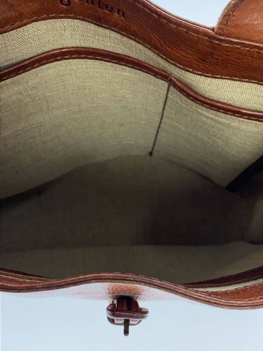 GENTEN Tote Bag Leather BRW 6