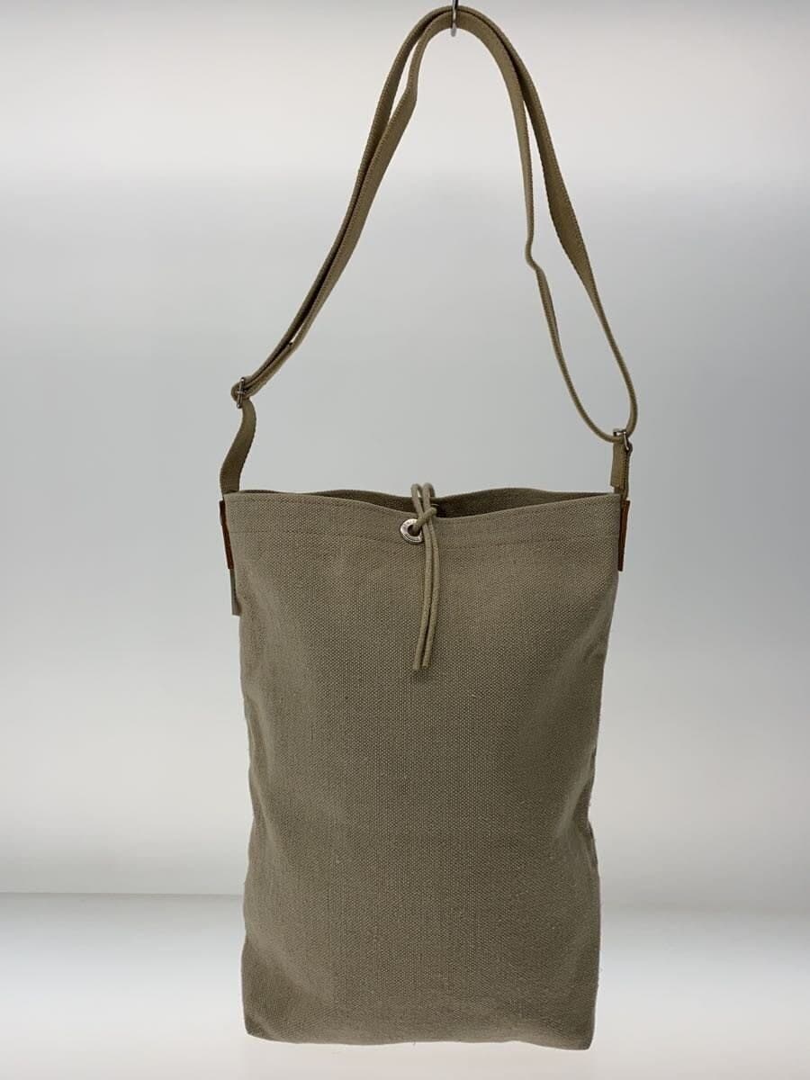 Ichizawa Hanpu Made Shoulder Bag Canvas BEG 3
