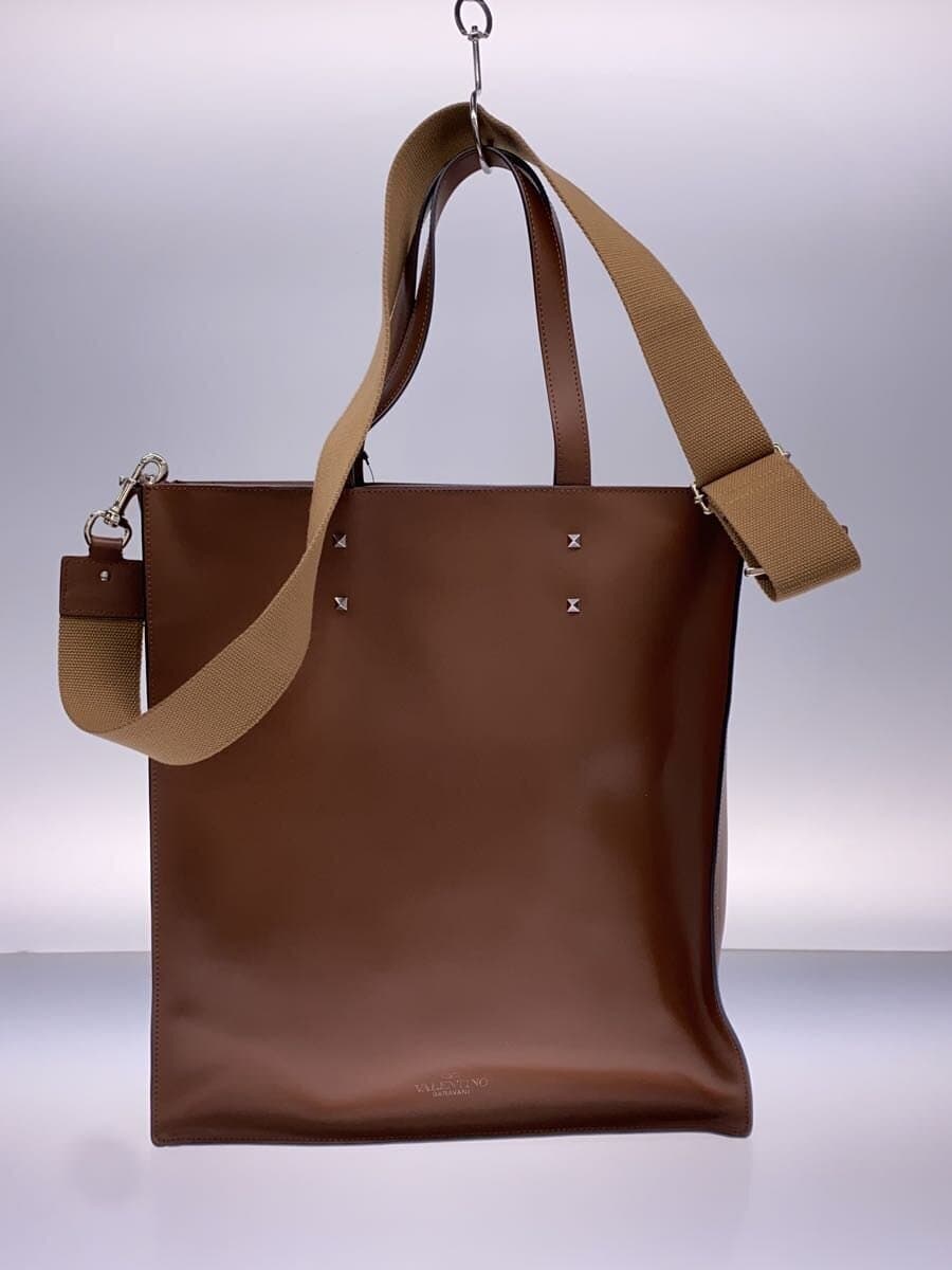 VALENTINO GARAVANI Tote Bag Leather BRW 3