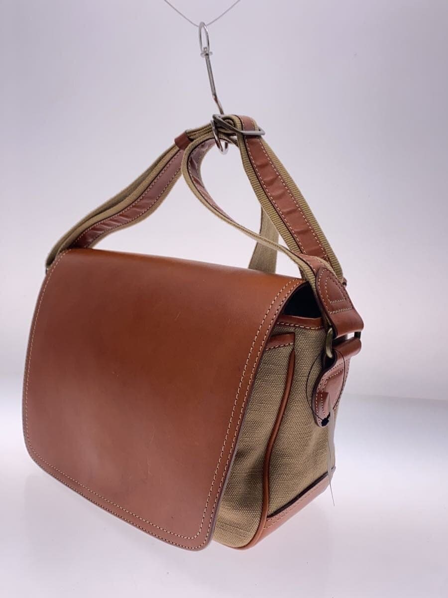 Tsuchiya Kaban Shoulder Bag Leather CML 2
