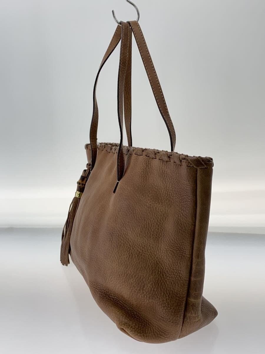GUCCI Tote Bag Leather BRW 2