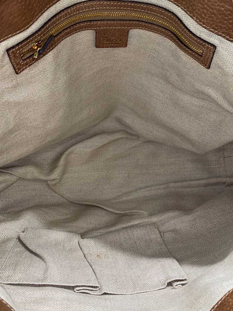 GUCCI Tote Bag Leather BRW 5