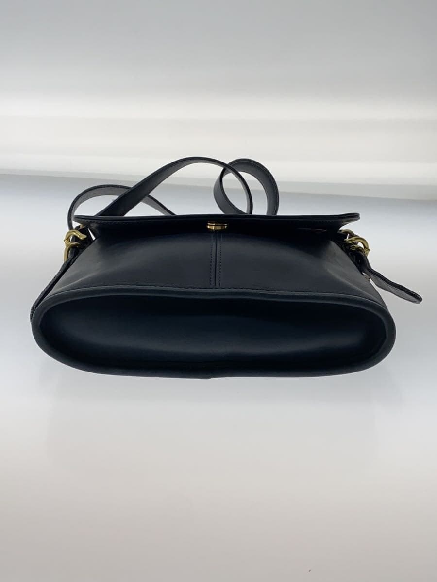 COACH All Do Shoulder Bag Leather NVY Solid 4