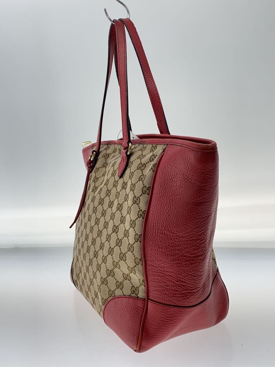 GUCCI Handbag Tote Canvas RED All Over Pattern I0236 1973 2