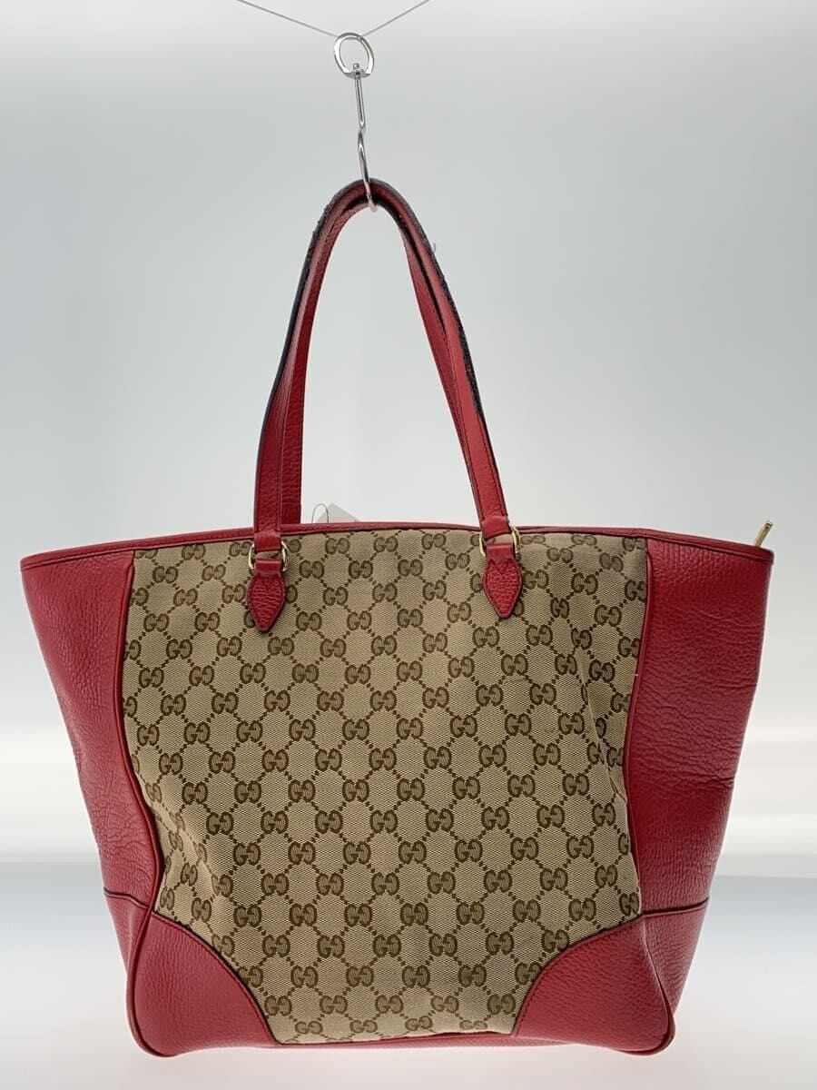 GUCCI Handbag Tote Canvas RED All Over Pattern I0236 1973 3
