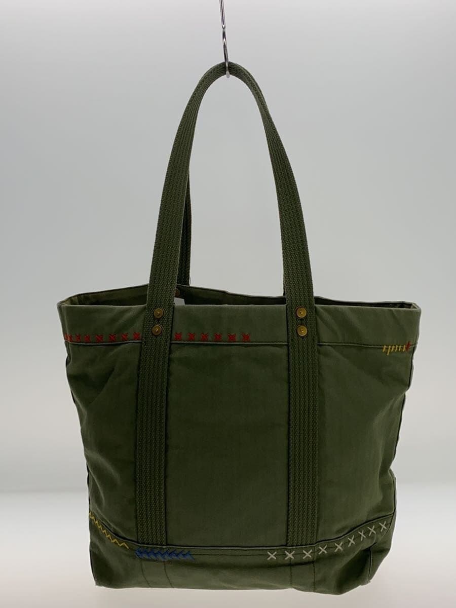 POLO RALPH LAUREN Tote Bag Cotton KHK Solid 3