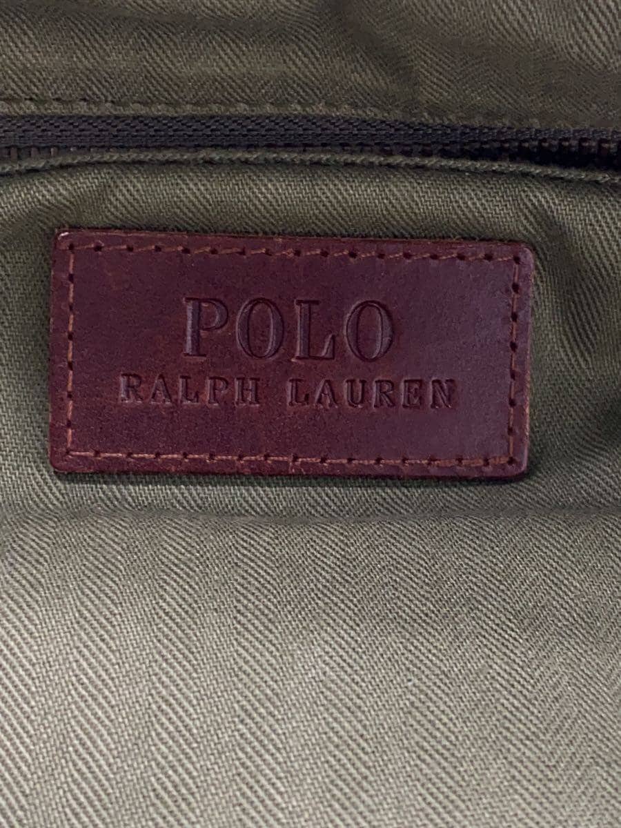POLO RALPH LAUREN Tote Bag Cotton KHK Solid 5