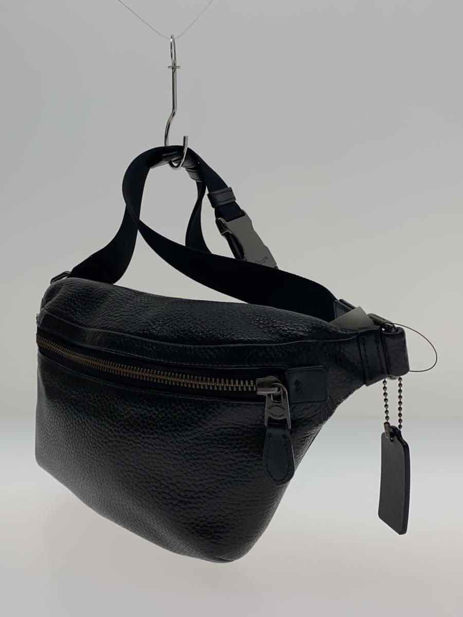 COACH Shoulder Bag Leather BLK Solid C1413 2