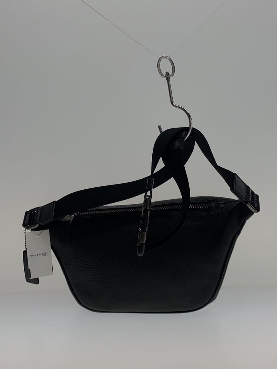 COACH Shoulder Bag Leather BLK Solid C1413 3