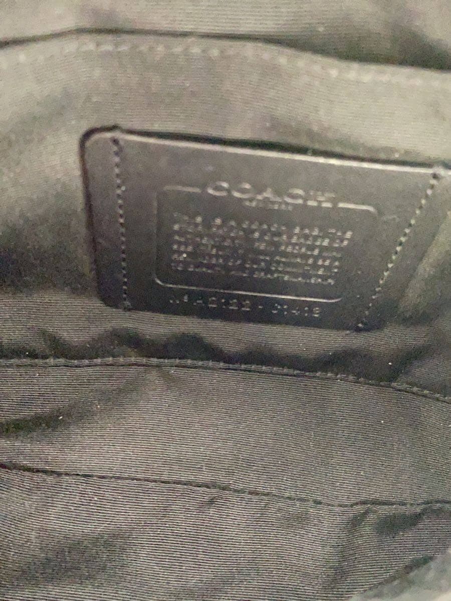 COACH Shoulder Bag Leather BLK Solid C1413 6