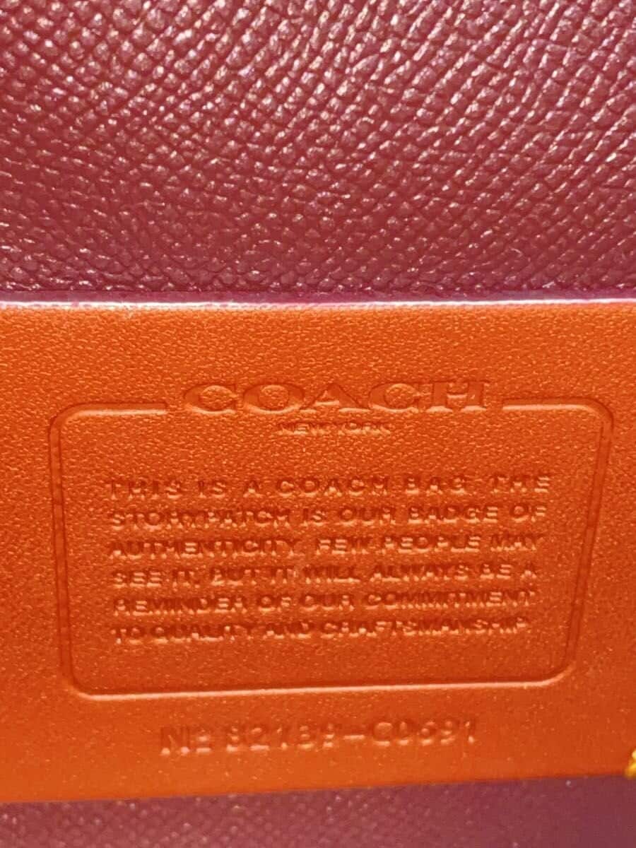 COACH tote bag leather CRM C0691 5