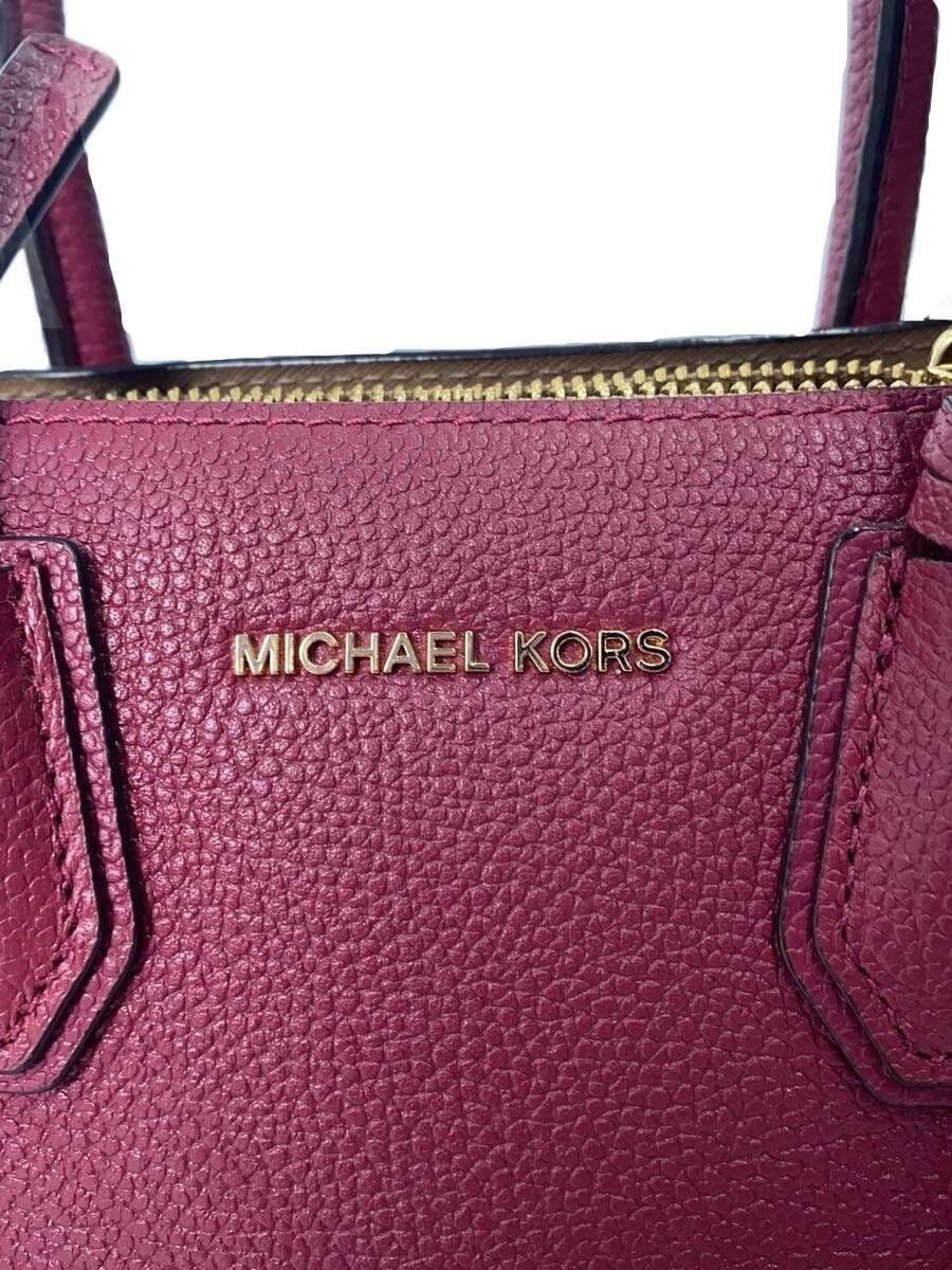 MICHAEL KORS Shoulder Bag Leather RED AC-1907 5