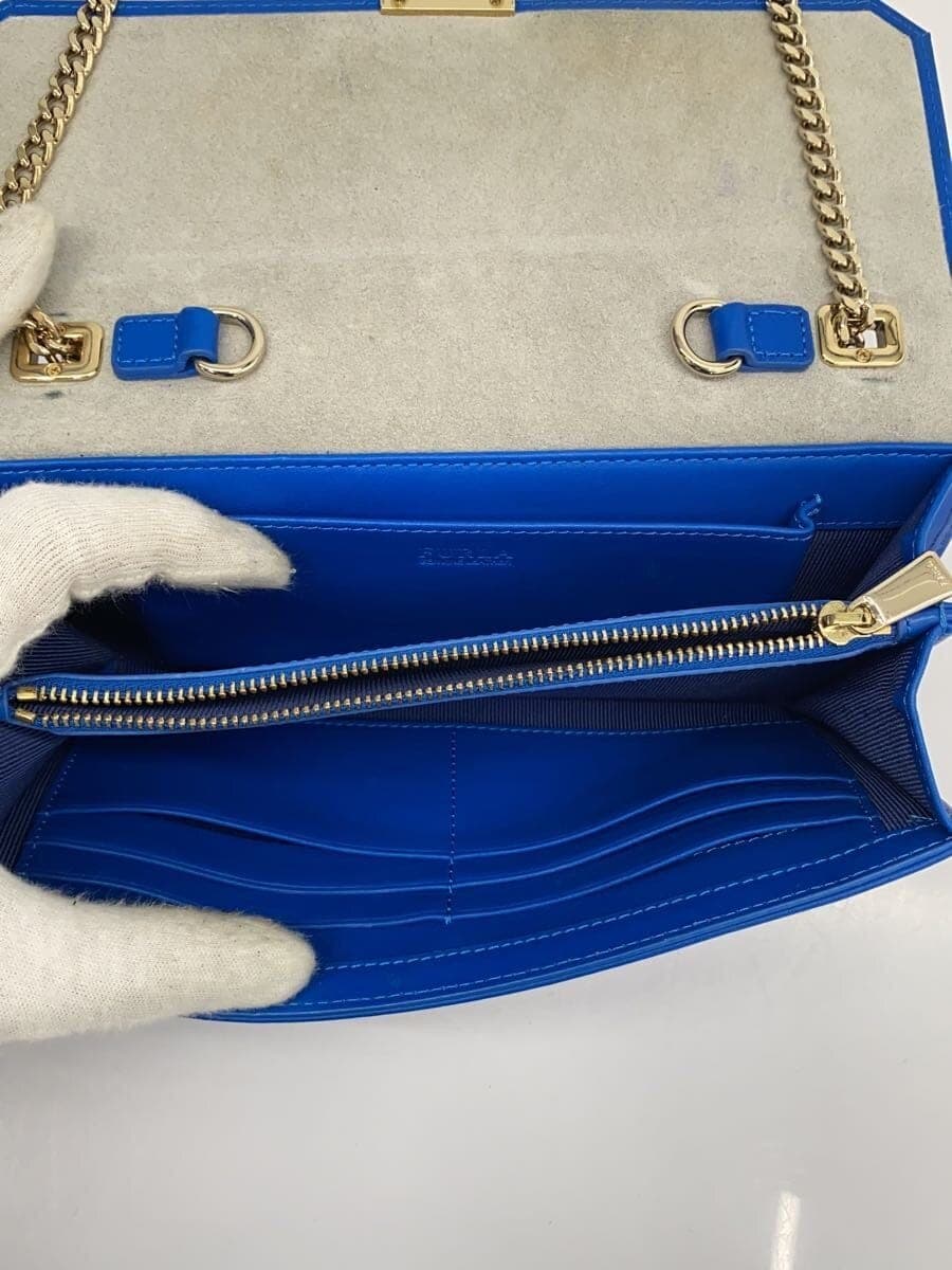FURLA Shoulder Bag BLU Solid 6