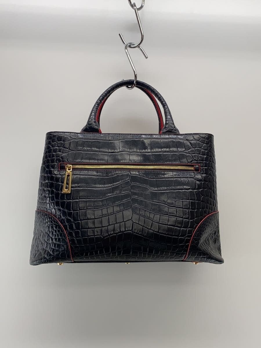 COCOCELUX GOLD Handbag PVC BLK 3