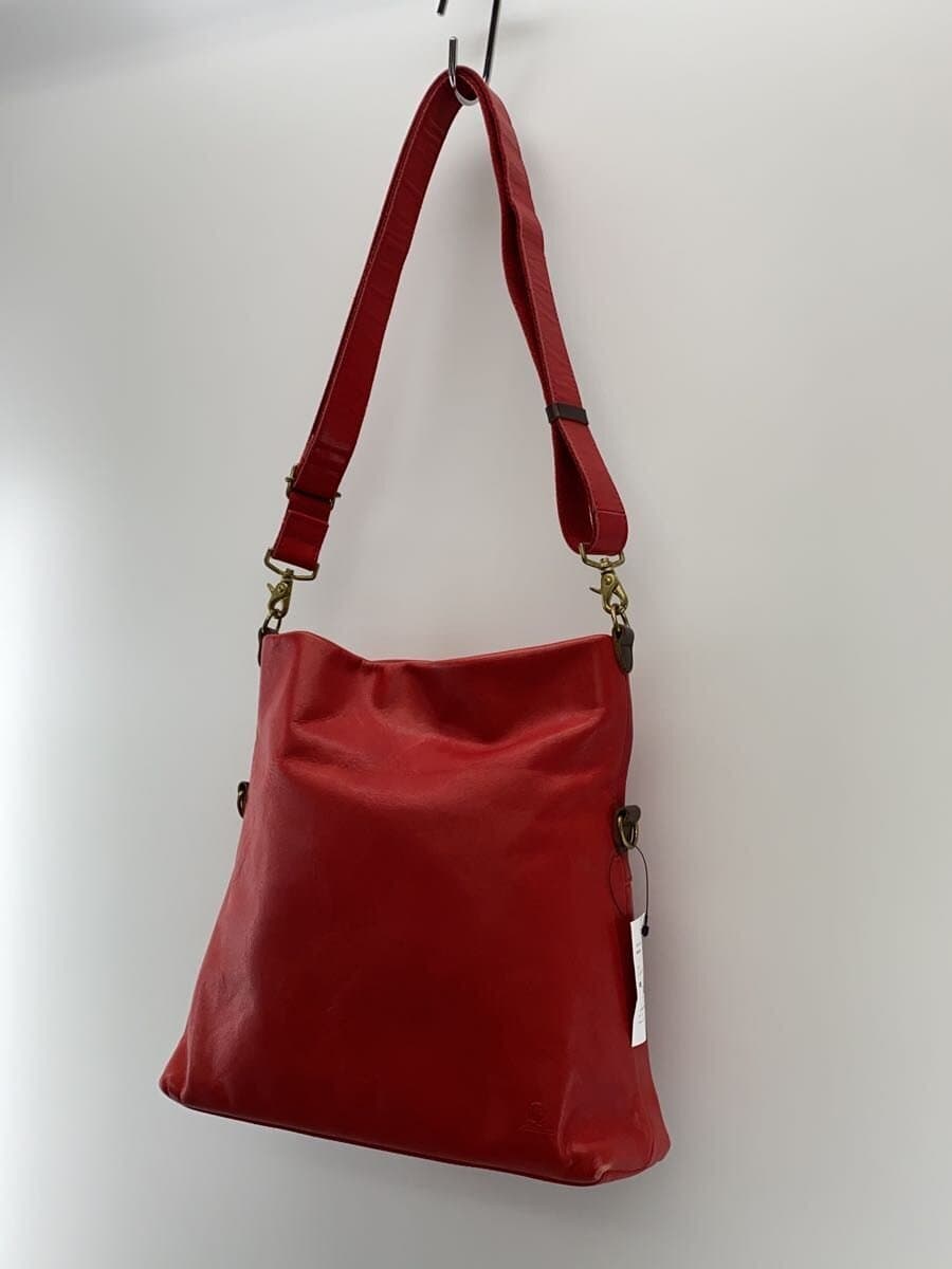 kissora Shoulder Bag Leather RED 2