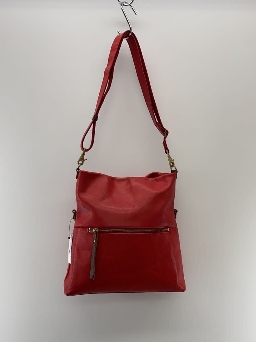 kissora Shoulder Bag Leather RED 3