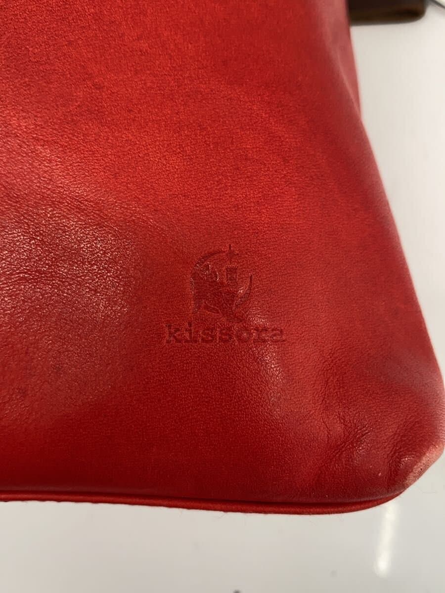 kissora Shoulder Bag Leather RED 5