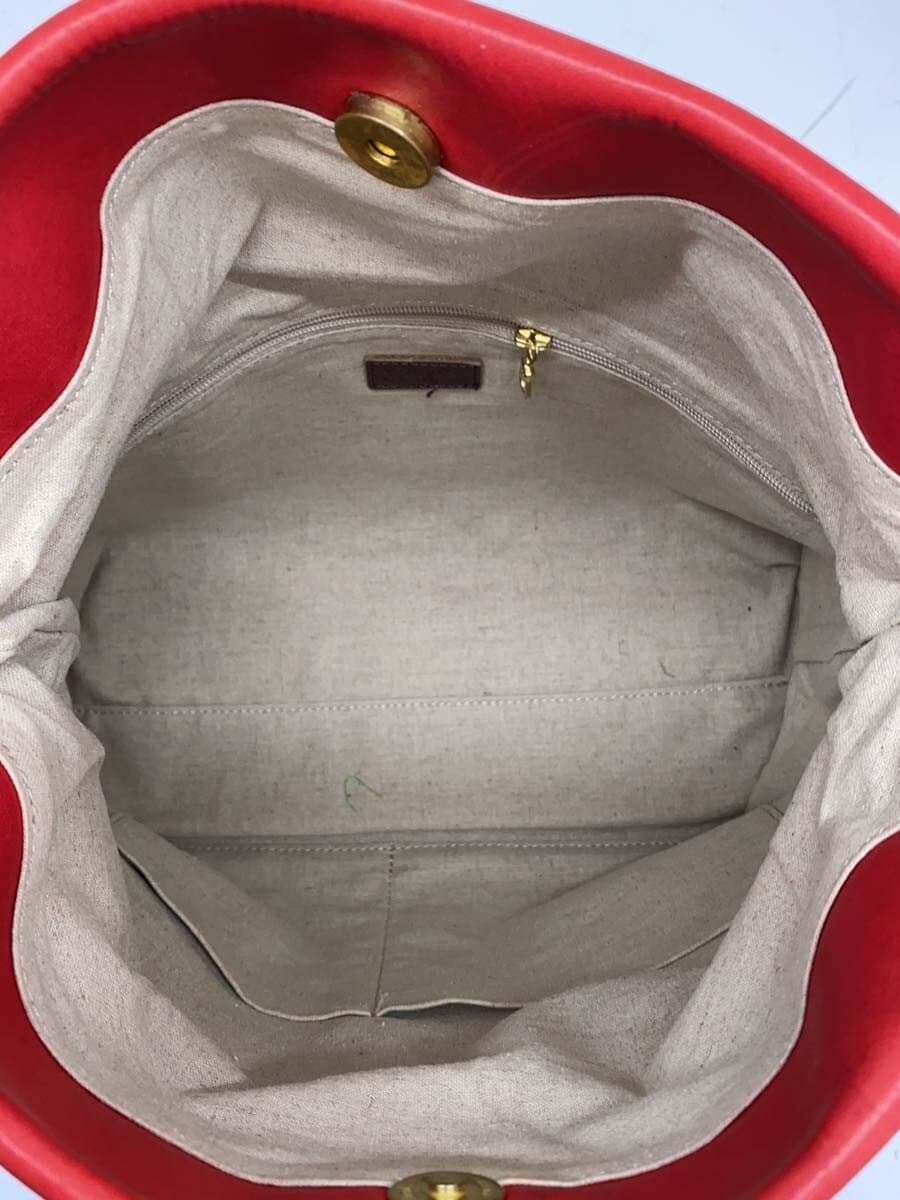 kissora Shoulder Bag Leather RED 6