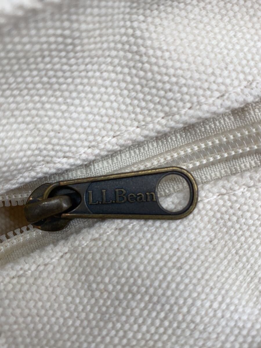L.L.Bean Tote Bag Cotton WHT 5