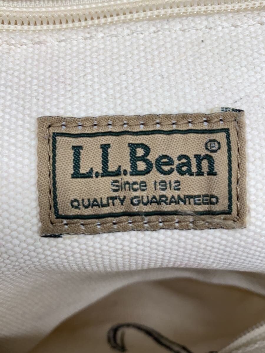 L.L.Bean Tote Bag Cotton WHT 6