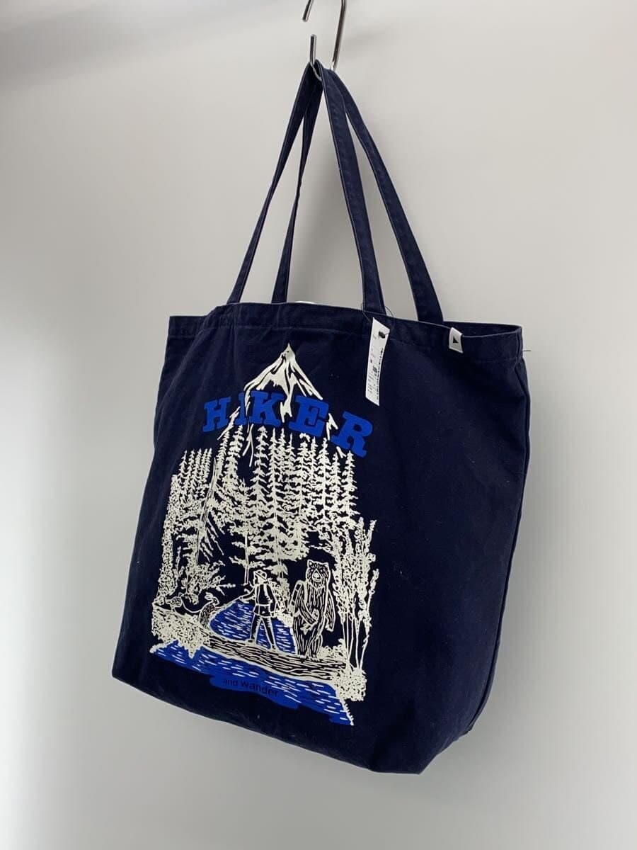 Other Brand and wander Tote Bag Cotton NVY Solid AW81-AA052 2