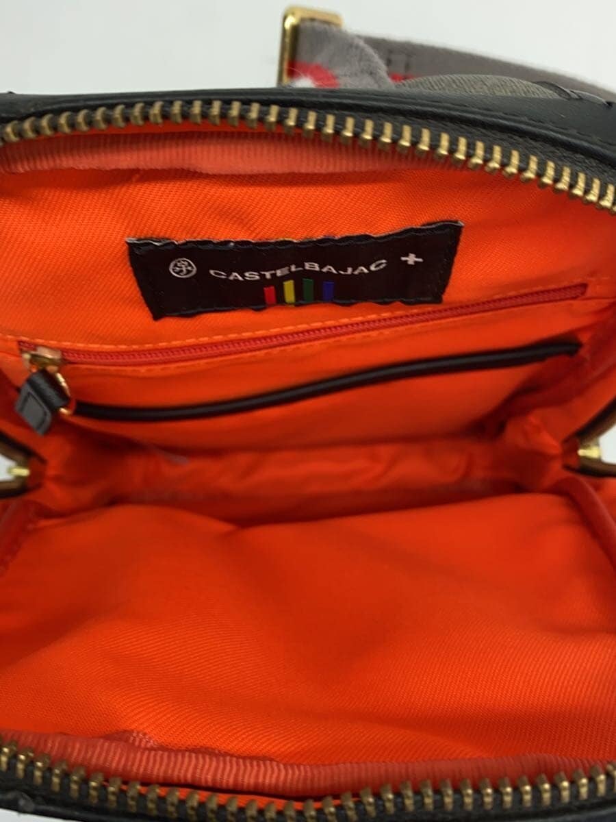 CASTELBAJAC Shoulder Bag GRY All Over Pattern 6