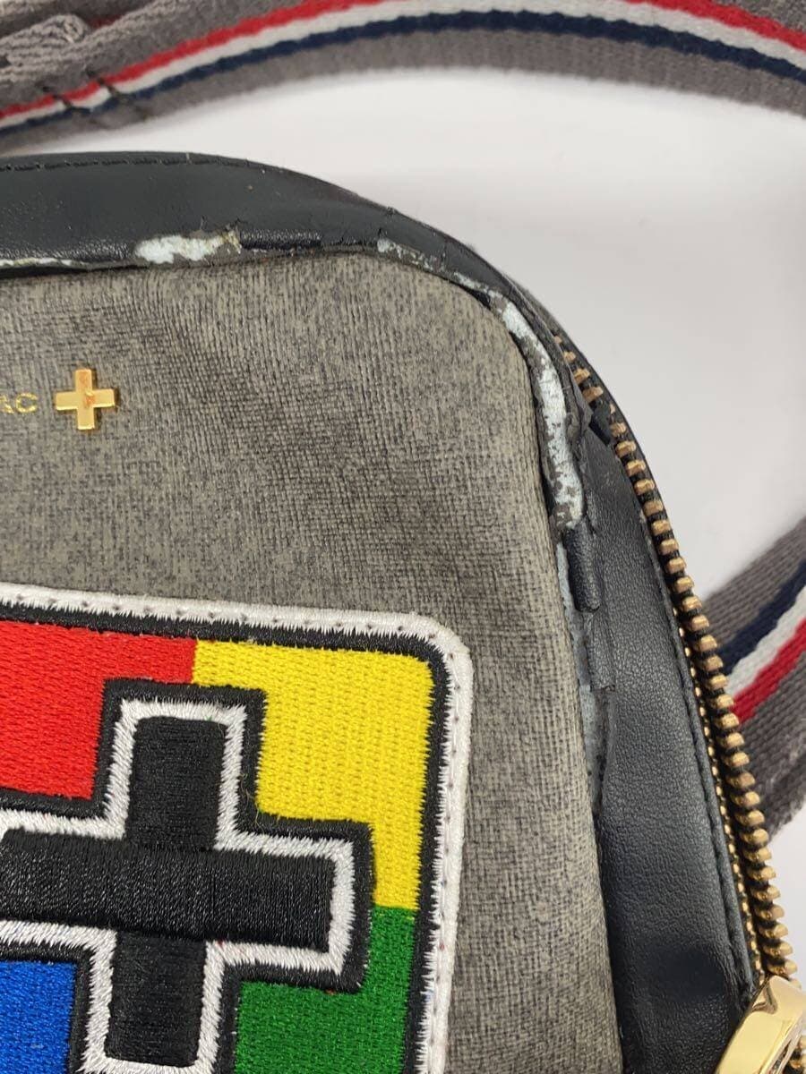 CASTELBAJAC Shoulder Bag GRY All Over Pattern 8