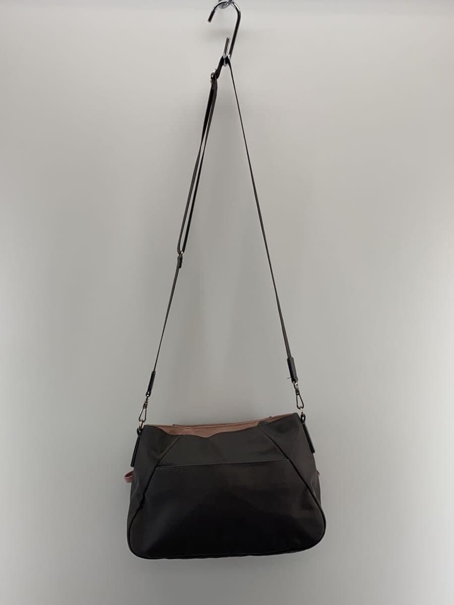 agnes b. Shoulder Bag Polyester GRY 3