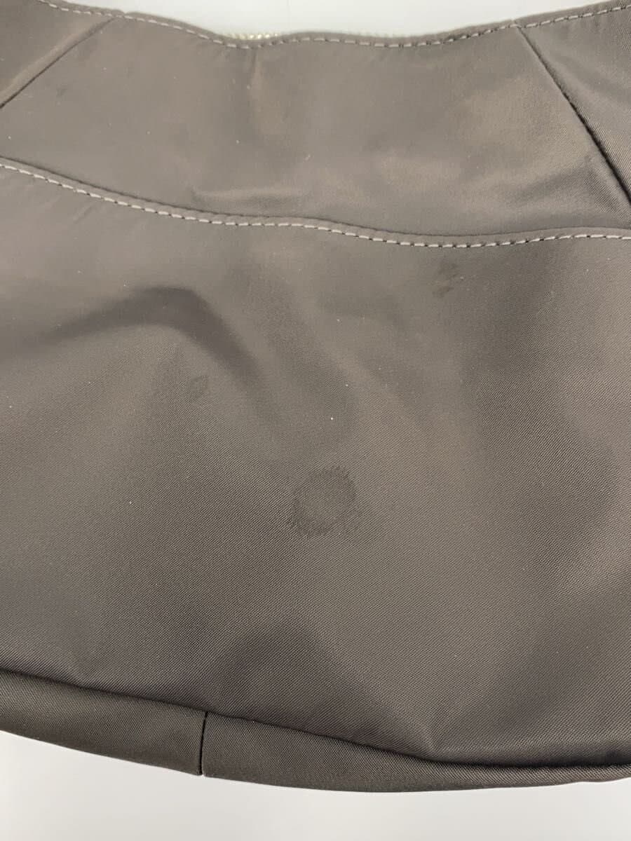 agnes b. Shoulder Bag Polyester GRY 8