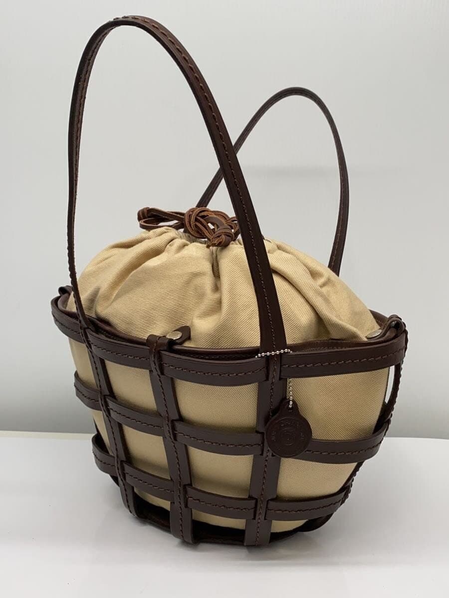 JUST CAMPAGNE Tote Bag Leather BRW 2