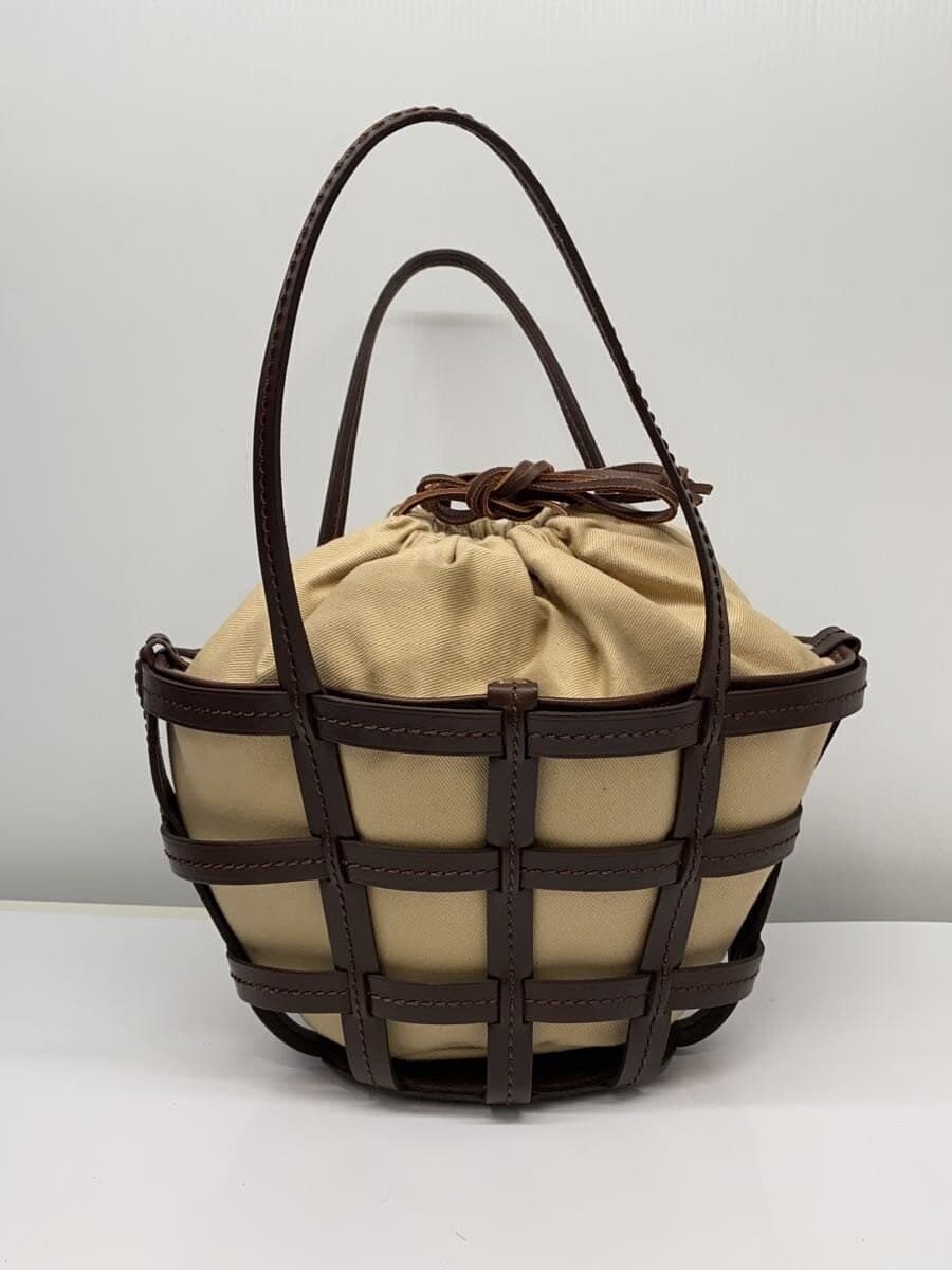 JUST CAMPAGNE Tote Bag Leather BRW 3