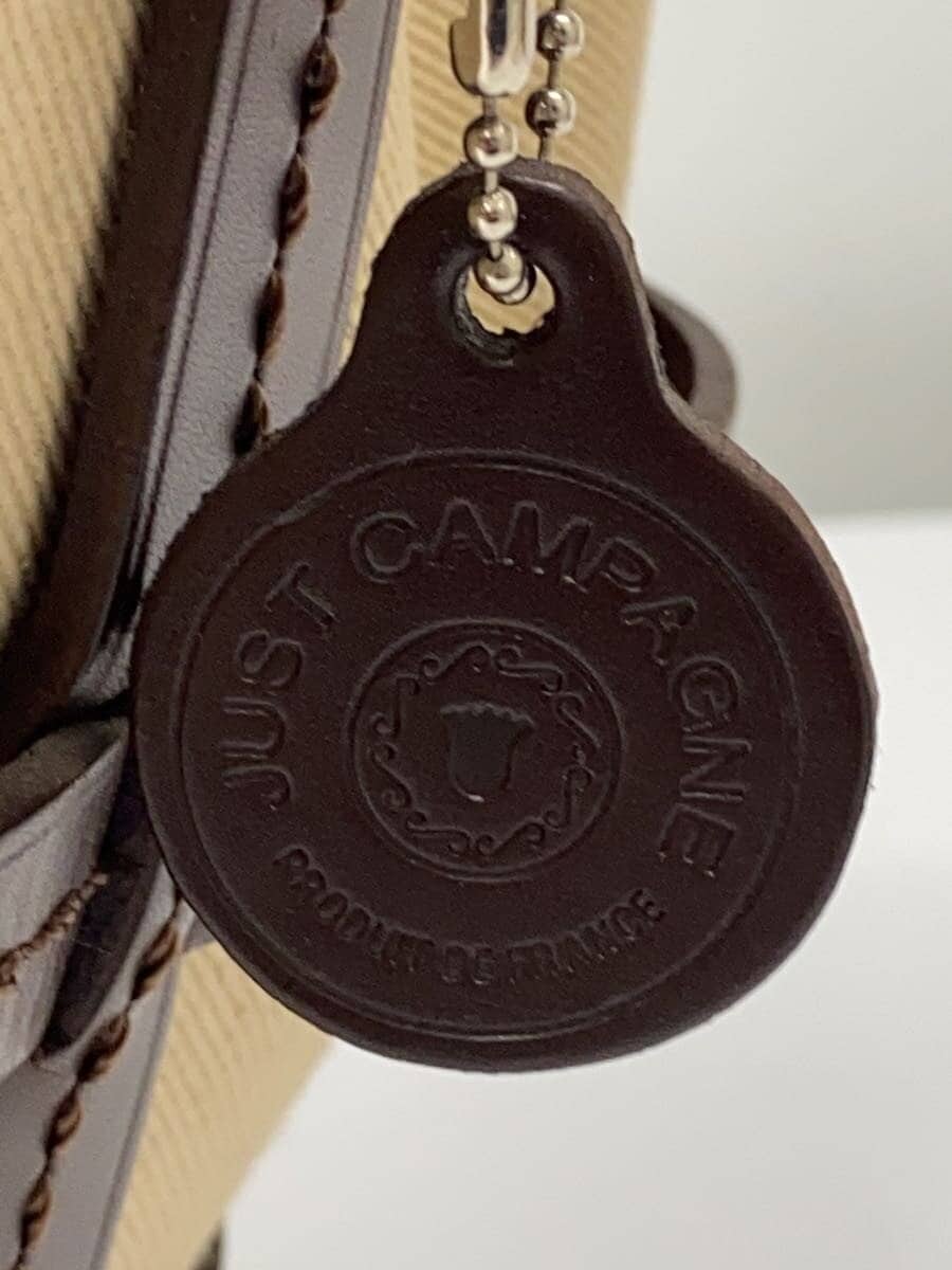 JUST CAMPAGNE Tote Bag Leather BRW 5